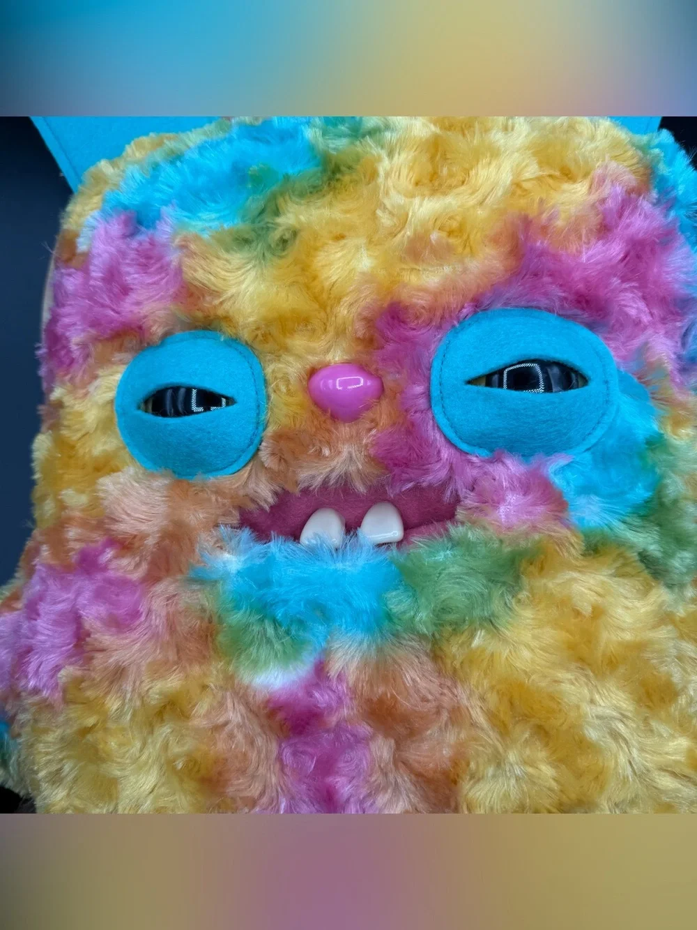ZURU Fugglers Bigg Fuggs - Ugly Monster Plush - 17 inches (Rabid Rabbit Tye Dye)